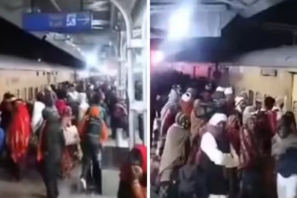 झांसी से प्रयागराज जा रही ट्रेन पर भीड़ का हमला, पथराव और तोड़फोड़ से दहशत में आए यात्री