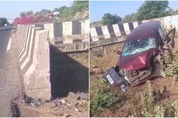 शिवपुरी: पुलिया से टकराई कार, महाराष्ट्र की दो महिला डॉक्टरों की मौत, चार घायल..
