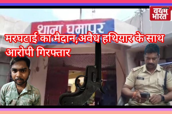 जबलपुर: देसी कट्टे के साथ आरोपी युवक गिरफ्तार, देसी कट्टा सहित कारतूस जप्त