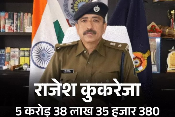 छत्तीसगढ़ में IG-SP निकले DGP से अमीर: IPS कुकरेजा टॉप पर, जानिए कौन कितनी संपत्ति का मालिक..
