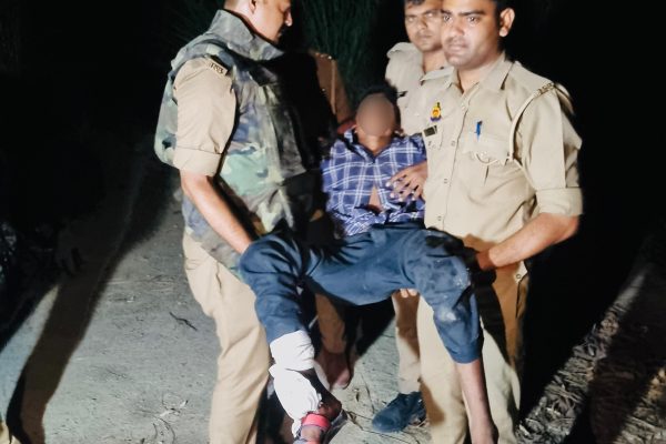 फातेपुर पुजारी हत्याकांड: मुठभेड़ में पकड़ा गया आरोपी, गोली लगने से घायल, तमंचा-कारतूस बरामद