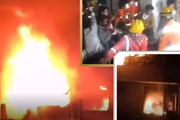 कानपुर: जूता फैक्ट्री में भीषण आग, 7 घंटे की मशक्कत के बाद बुझी लपटें; एक ही परिवार के 5 लोगों की मौत…