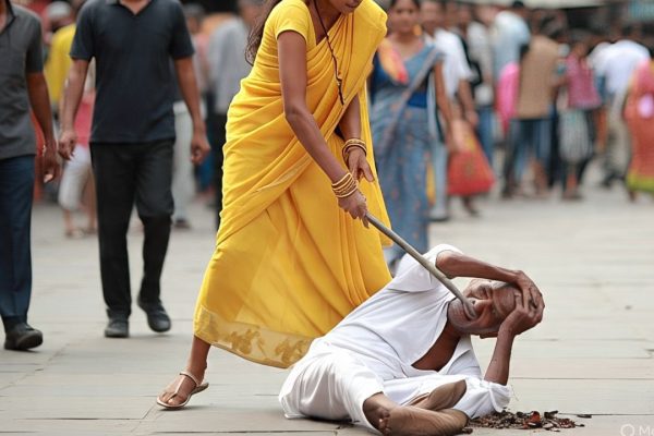 UP: जूते में लगी मिट्टी से फर्श हुई गंदी, बहू ने ससुर को डंडे से पीटा; खुद भी लगा ली फांसी
