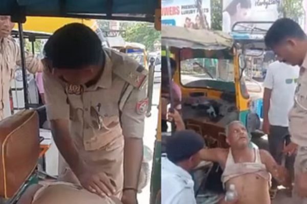 Uttar Pradesh: ऑटो चालक को आया हार्ट अटैक: दरोगा ने सीपीआर देकर बचाई जान