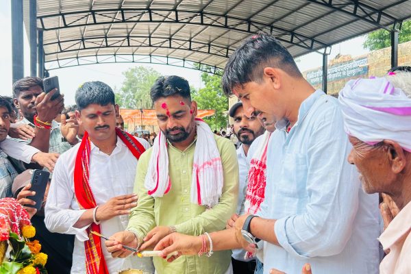 डूंगरपुर: सांसद राजकुमार रोत ने सुरजगांव में 12 लाख की लागत से बने डोम का किया उद्घाटन
